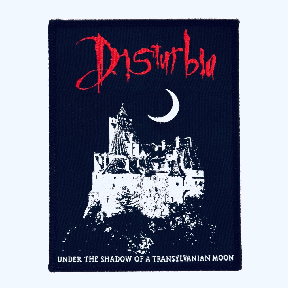 NEW Disturbia Transylvanian Moon Iron On Patch